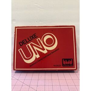 Deluxe UNO Card Game - International Games‎ #3001 Complete In Box